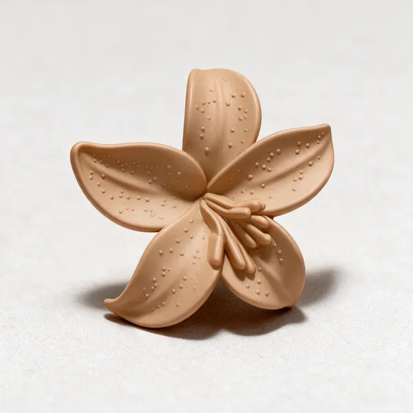 Peach_Flower_Shaped_Decorative_Ornament_Pack_Of_4
