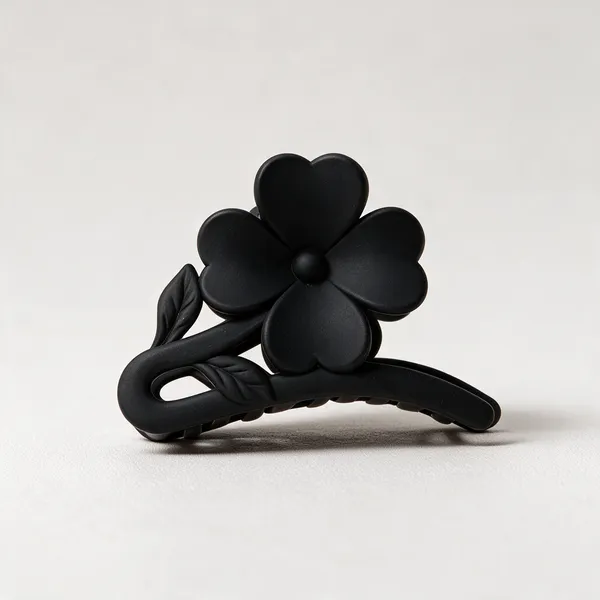 Black_Floral_Hair_Clip_Pack_Of_4
