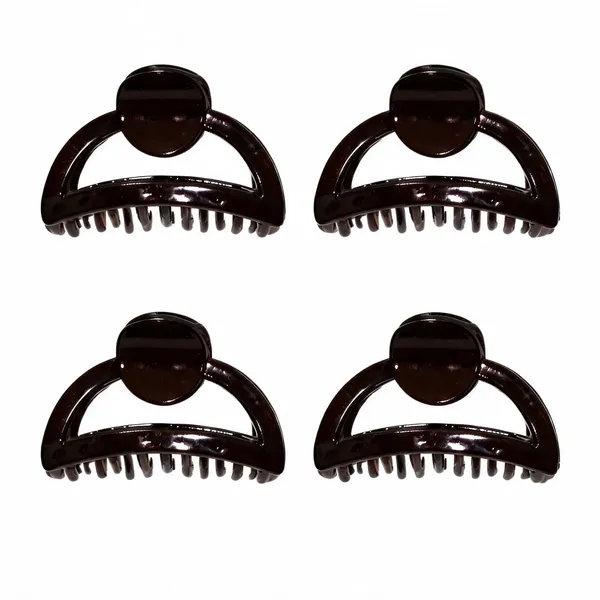 Black_Glossy_Hair_Claw_Clip_Pack_Of_4