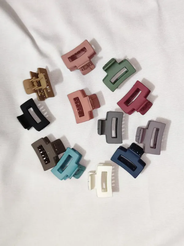 Multicolour_Hair_Claw_Clips_Set_Pack_Of_12