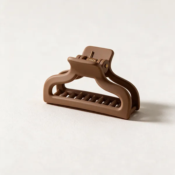 Brown_Plastic_Claw_Hair_Clip_Pack_Of_11