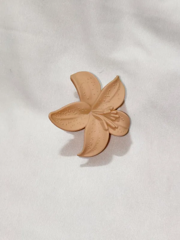 Peach_Flower_Shaped_Decorative_Ornament_Pack_Of_4