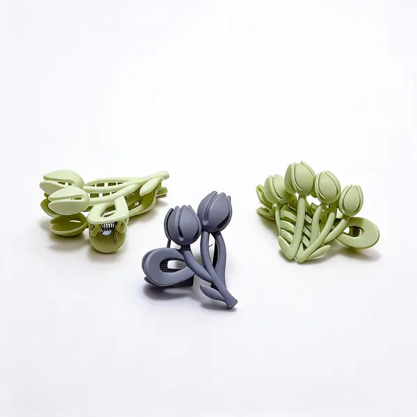 Pastel_Tulip_Floral_Hair_Claw_Clips_Set_Pack_Of_3
