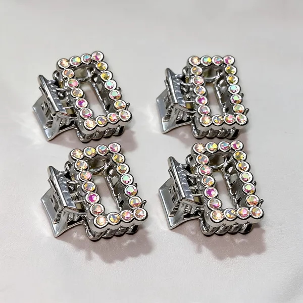 Silver_Rhinestone_Rectangular_Hair_Clip_for_Women_Pack_Of_4