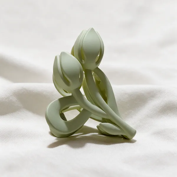 Light_Green_Floral_Hair_Clip_for_Women_Pack_Of_4