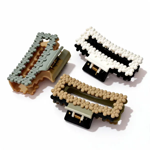 Embellished_Rectangular_Hair_Clips_Set_Pack_Of_3