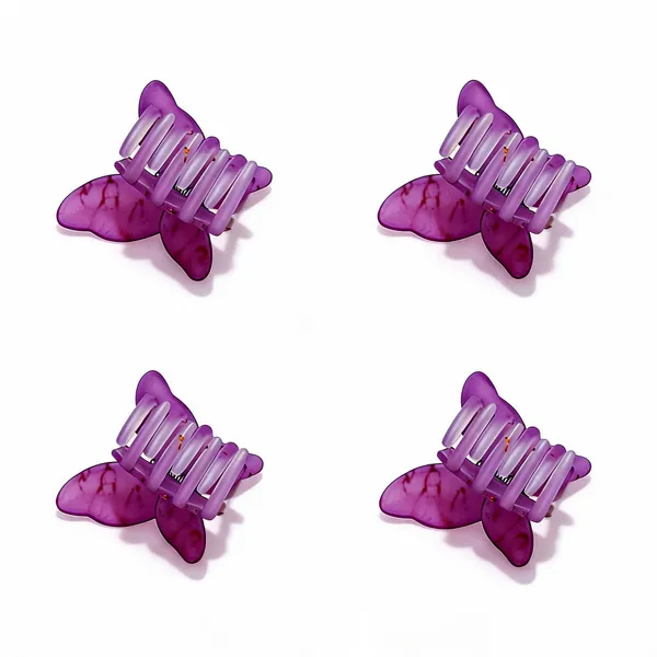 Purple_Butterfly_Hair_Claw_Clip_Pack_Of_4