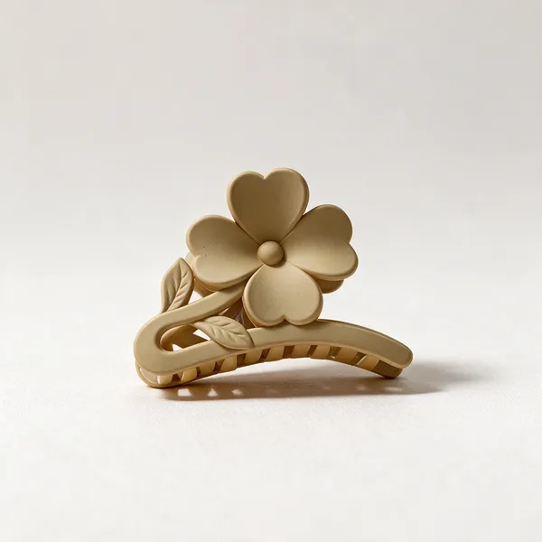 Beige_Floral_Hair_Claw_Clip_Pack_Of_4