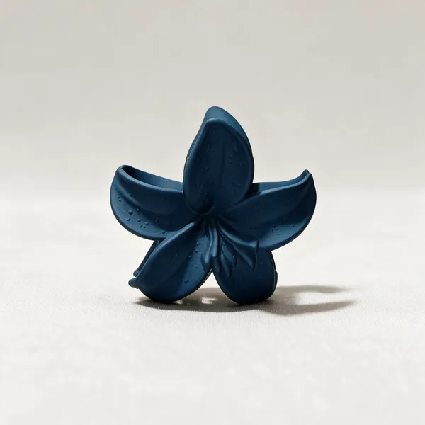 Blue_Flower_Hair_Clip_Pack_Of_4