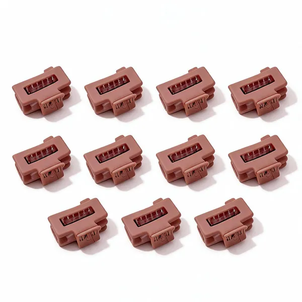 Pink_Rectangular_Hair_Clip_Pack_Of_11