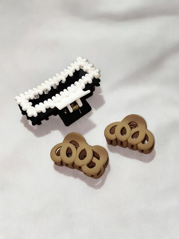 Black_White_And_Brown_Decorative_Hair_Clip_Set_Pack_Of_3
