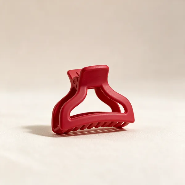 Red_Plastic_Claw_Hair_Clip_Pack_Of_11