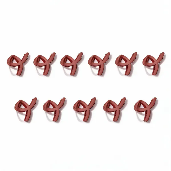 Rose_Brown_Claw_Hair_Clip_for_Women_Pack_Of_11