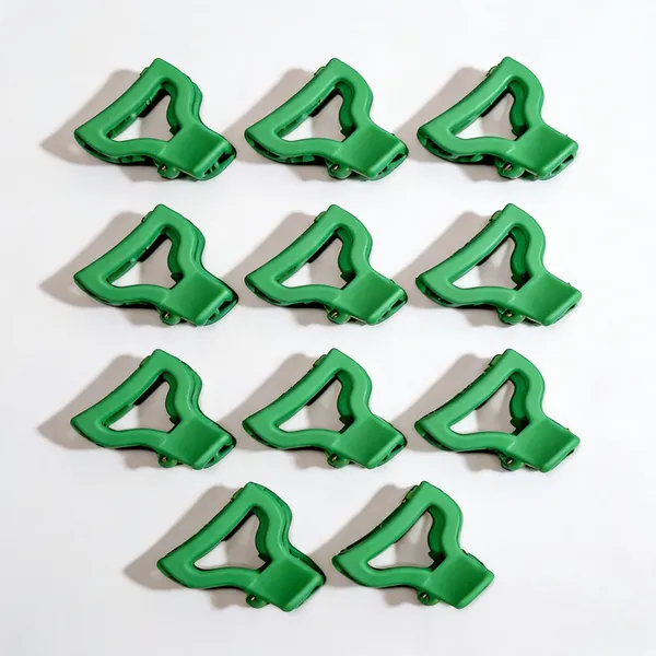 Green_Plastic_Triangular_Plant_Support_Clip_Pack_Of_11