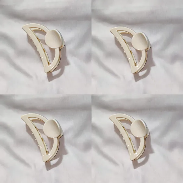 Ivory_Plastic_Hair_Clip_for_Women_Pack_Of_4
