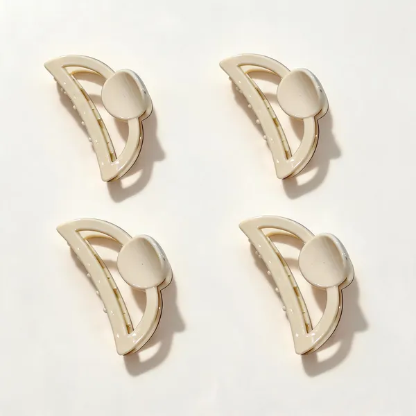 Ivory_Plastic_Hair_Clip_for_Women_Pack_Of_4
