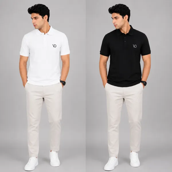 Mens_Polo_Collar_T-Shirt_With_Pocket_Pack_Of_2