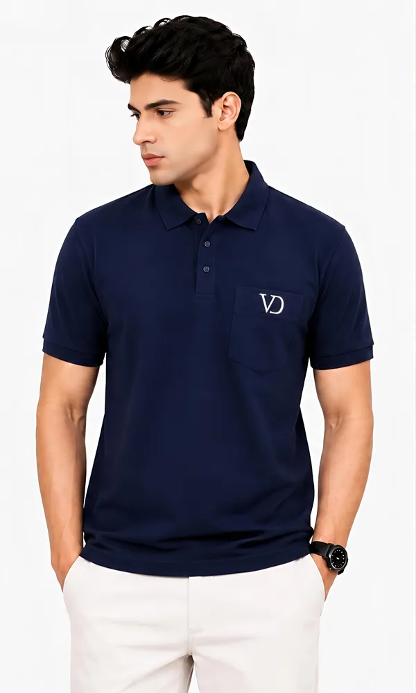 Mens_Polo_Collar_T-Shirt_With_Pocket_Pack_Of_2