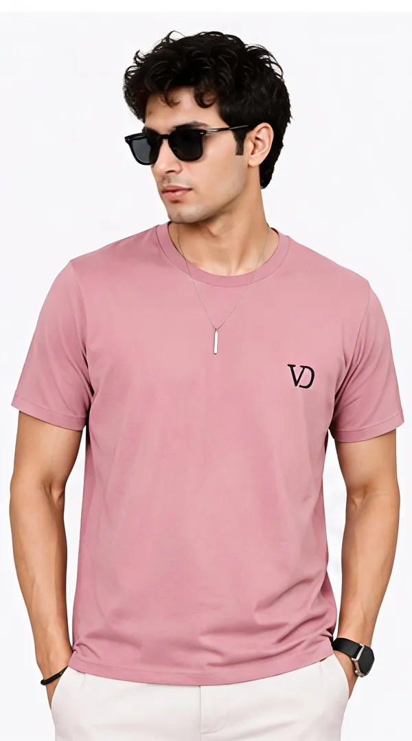 Mens_Round_Neck_T-Shirt_With_Vd_Embroidery