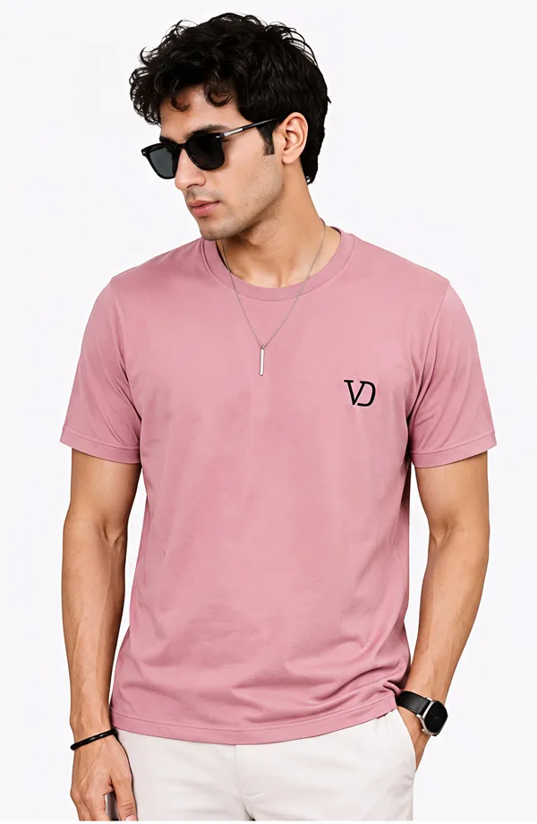 Mens_Round_Neck_T-Shirt_With_Vd_Embroidery