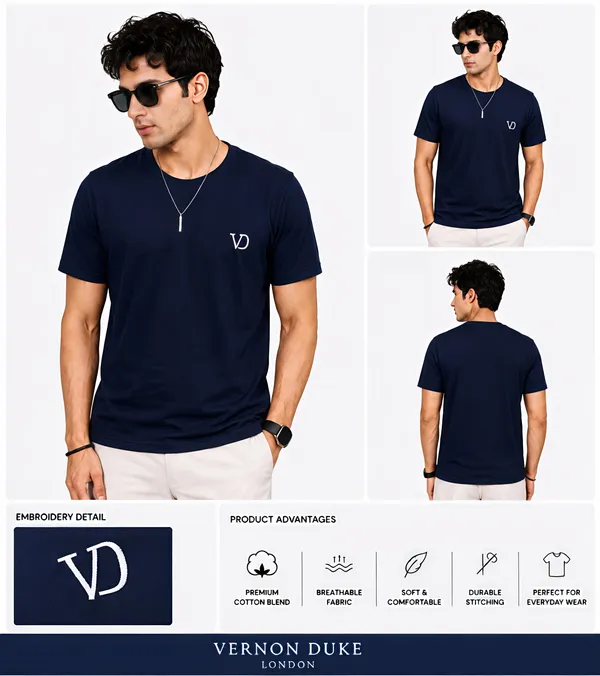 Mens_Round_Neck_T-Shirt_With_Vd_Embroidery