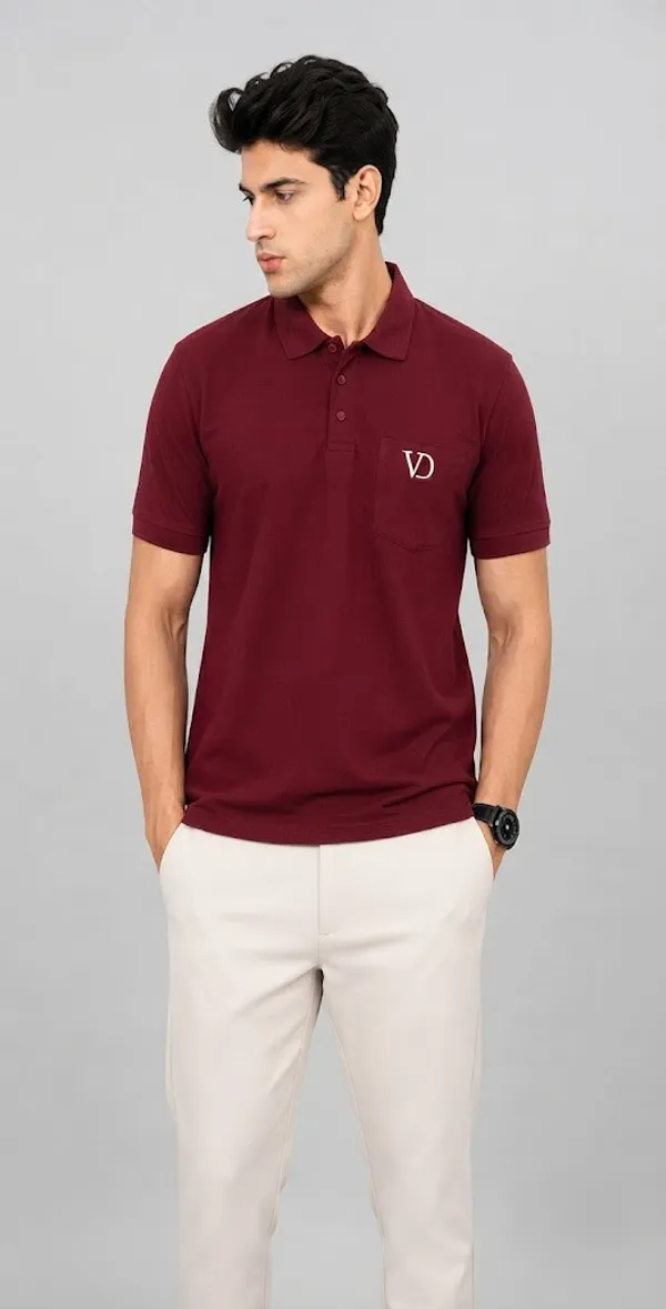 Mens_Polo_Collar_T-Shirt_With_Pocket