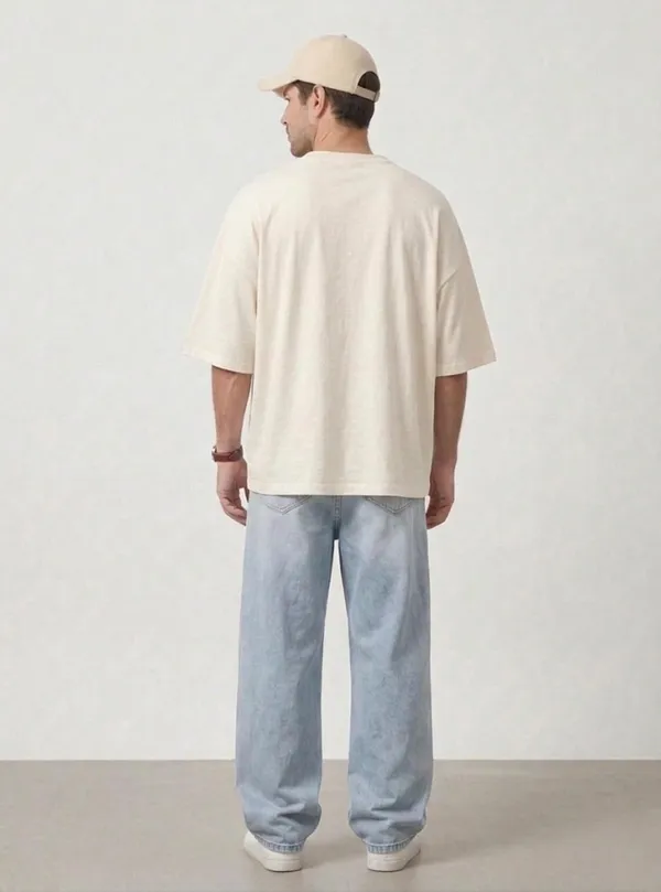 Off_White_Cotton_Oversized_T-Shirt_For_Men