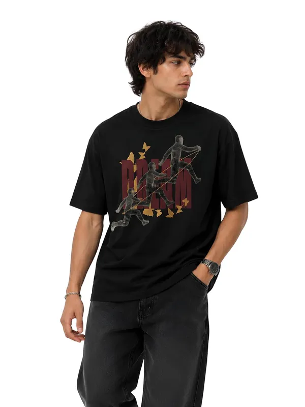 Black_Cotton_Oversized_Graphic_T-Shirt_For_Men