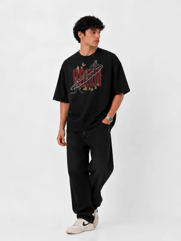 Black_Cotton_Oversized_Graphic_T-Shirt_For_Men