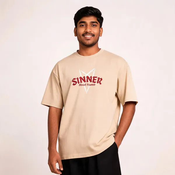 Beige_Cotton_Oversized_Graphic_T-Shirt_For_Men