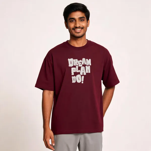 Maroon_Cotton_Oversized_Graphic_T-Shirt_For_Men