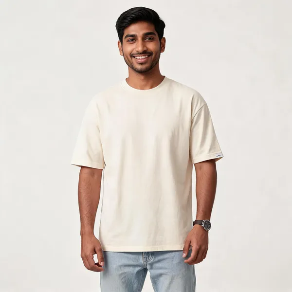 Off_White_Cotton_Oversized_T-Shirt_For_Men