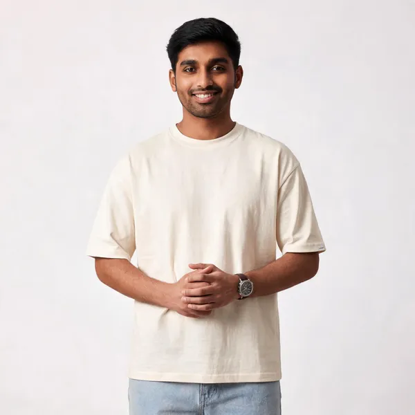 Off_White_Cotton_Oversized_T-Shirt_For_Men