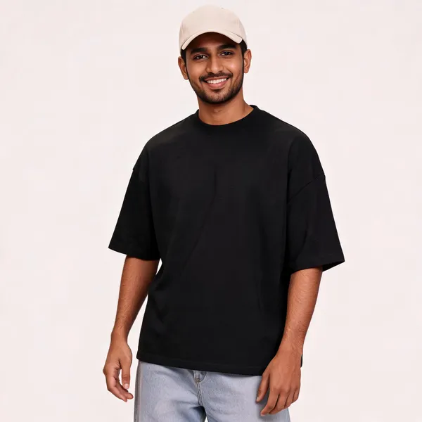 Black_Cotton_Oversized_T-Shirt_For_Men