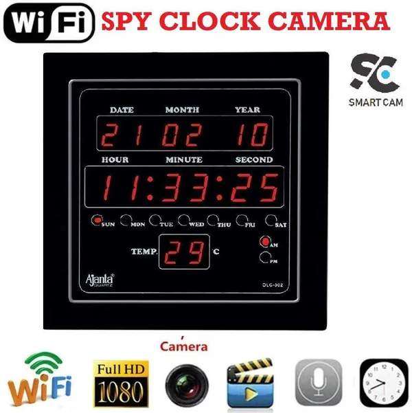 Prifion_Hd_Wall_Clock_Hidden_Camera_Motion_Detection