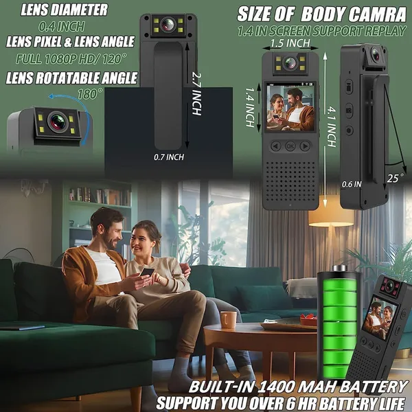 Prifion_1080P_Wifi_Body_Spy_Camera_180°_Rotating_Lens_Night_Vision