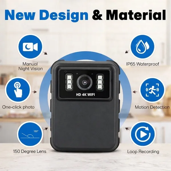 Prifion_4K_Wifi_Clip_Body_Camera_Ip65_Waterproof_Night_Vision
