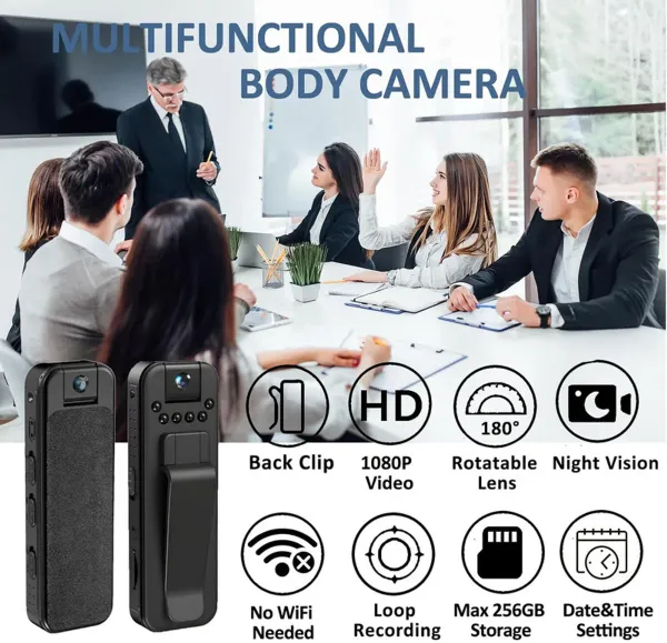 Prifion_4K_Clip_Body_Camera_+_1080P_WiFi_Body_Camera_Personal_Security_Duo