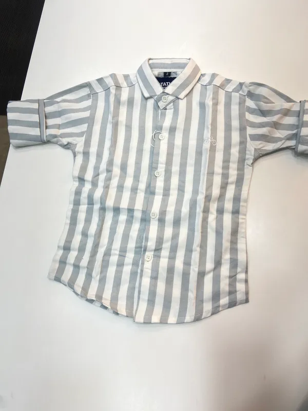 Grey_White_Cotton_Striped_Full_Sleeve_Shirt_For_Boys
