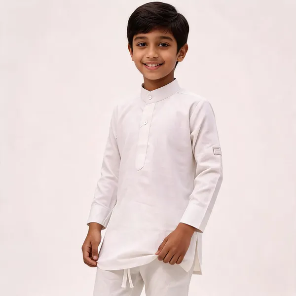 White_Cotton_Relaxed_Fit_Kurta_Pyjama_Set_For_Boys