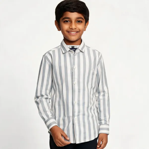 Grey_White_Cotton_Striped_Full_Sleeve_Shirt_For_Boys