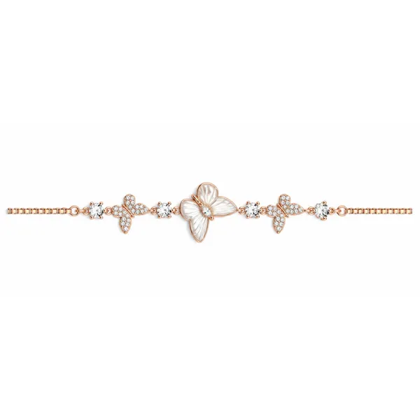 Rose_Gold_925_Silver_Floral_Charm_Chain_Bracelet_For_Women