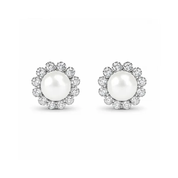 Silver_And_Pearl_925_Silver_Halo_Floral_Stud_Earrings_For_Women