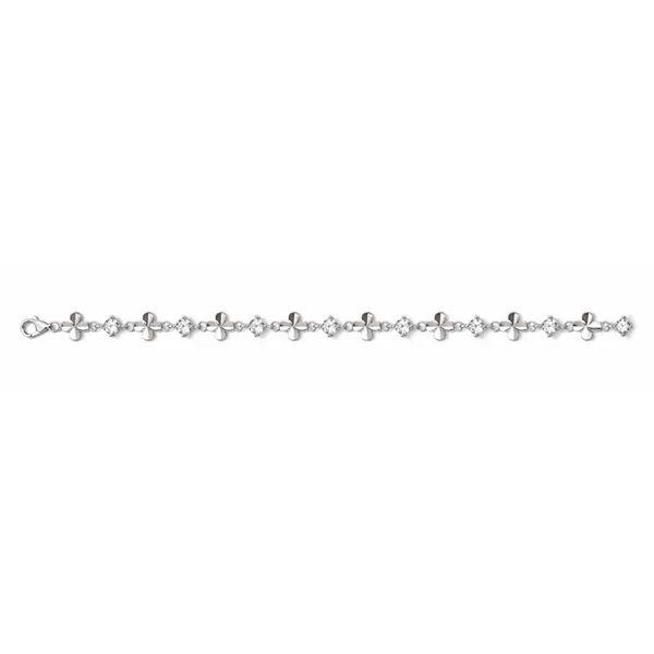 Silver_925_Silver_Floral_Link_Bracelet_For_Women