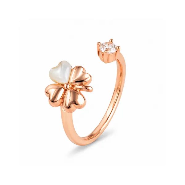 Rose_Gold_925_Silver_Clover_Motif_Open_Ring_For_Women