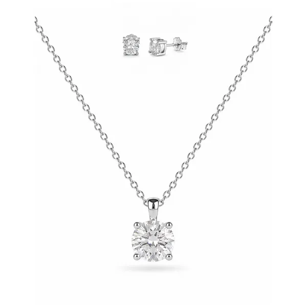 Silver_925_Silver_Crystal_Floral_Pendant_Necklace_Set_For_Women