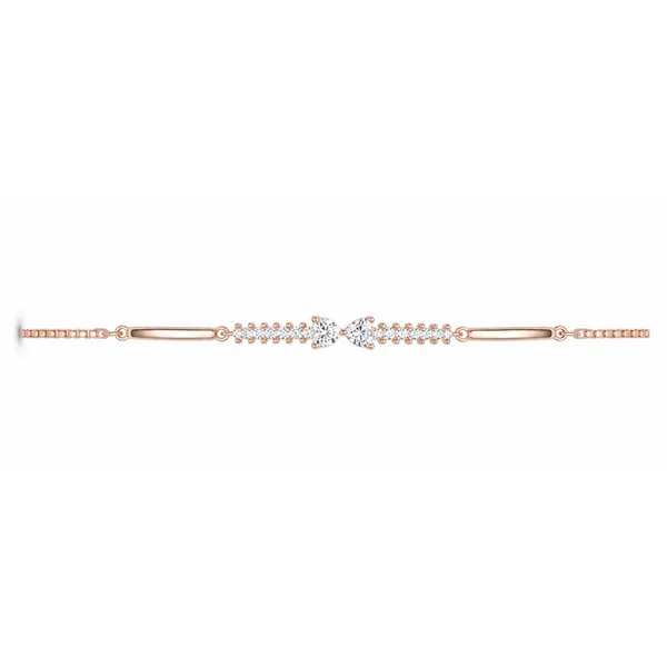 Rose_Gold_925_Silver_Crystal_Link_Bracelet_For_Women