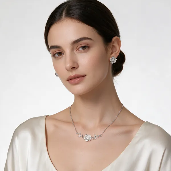 Silver_925_Silver_Necklace_&_Earrings_Set_For_Women