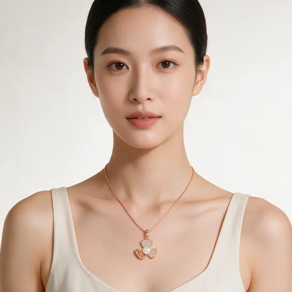 Rose_Gold_And_Pearl_925_Silver_Pendant_Necklace_For_Women