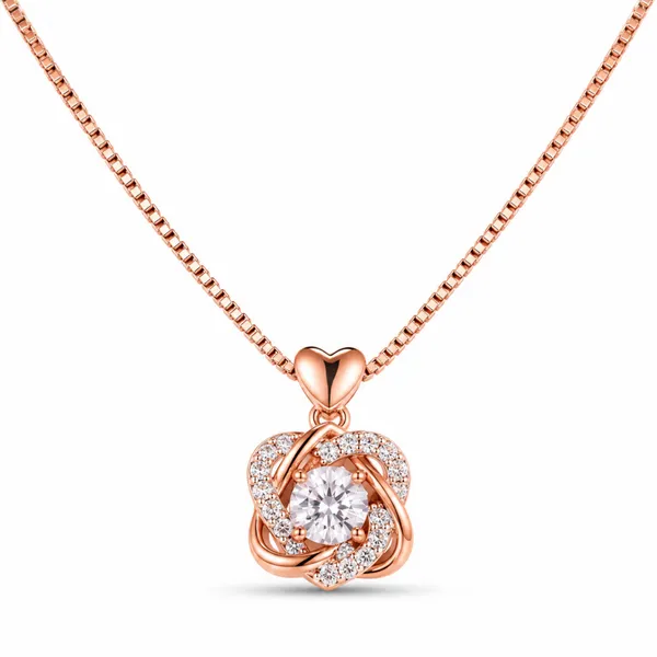 Rose_Gold_925_Silver_Heart_Floral_Pendant_Necklace_For_Women